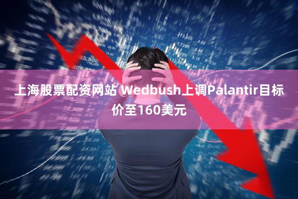 上海股票配资网站 Wedbush上调Palantir目标价至160美元